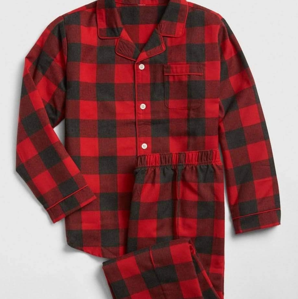 NWT NORDSTROM PLAID PAJAMA SET